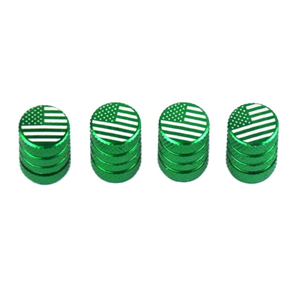 100 Green Plastic Schrader Dust Caps/Car/Bike/ 100 Green Plastic Schrader Dust Caps/Car/Bike/